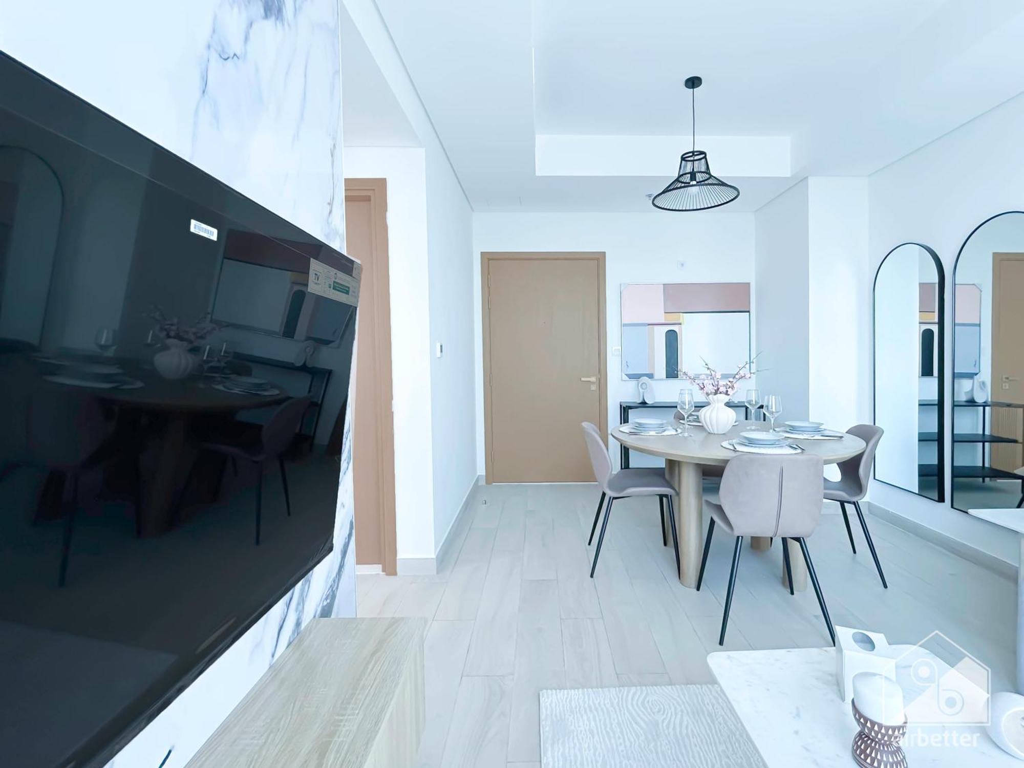 Apartment Luxury One Bedroom With Balcony & Partial Burj Khalifa View