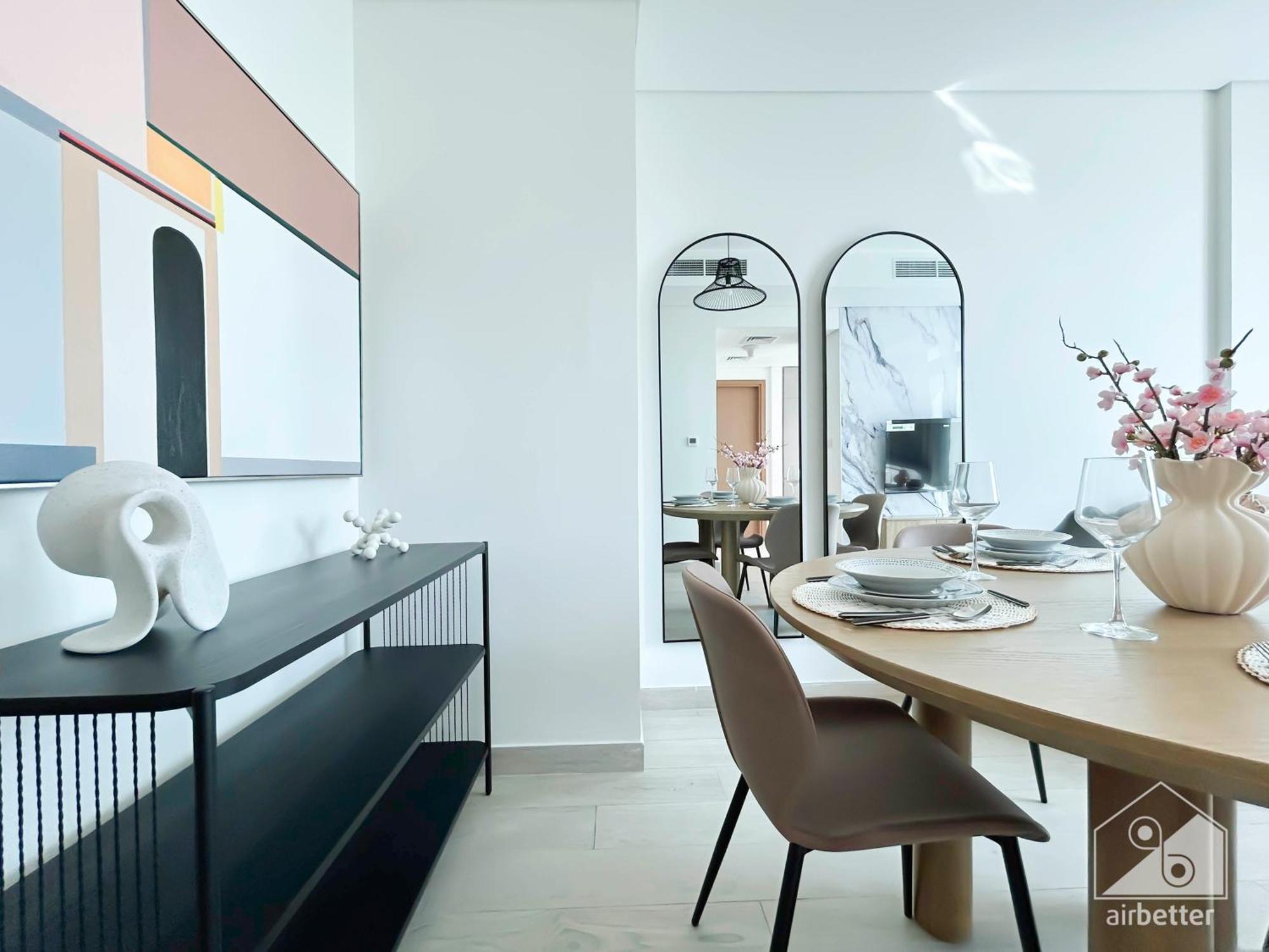 Apartment Luxury One Bedroom With Balcony & Partial Burj Khalifa View